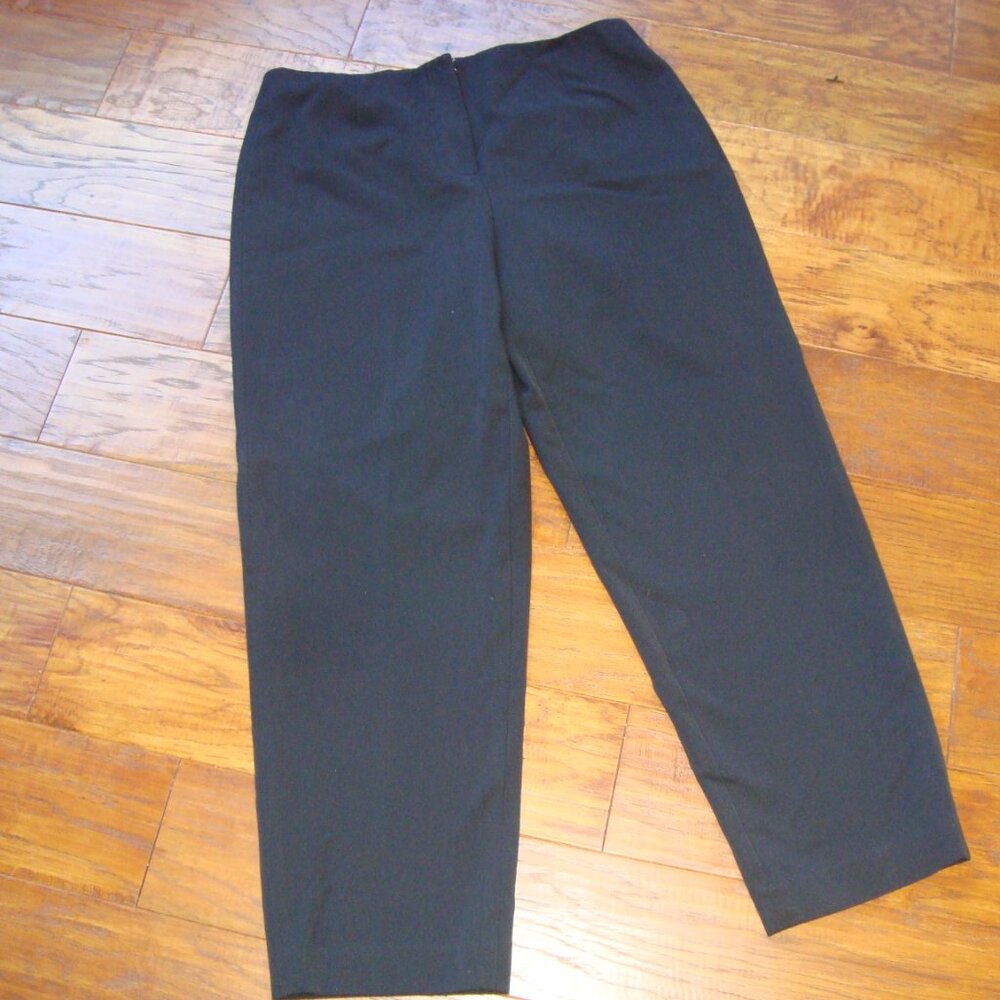Talbots Ankle Pants Black sz P12